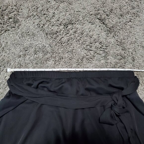 MSK Wide Leg Layered High Waist Belted Pull On Casual Office Pants - L - Picture 4 of 7